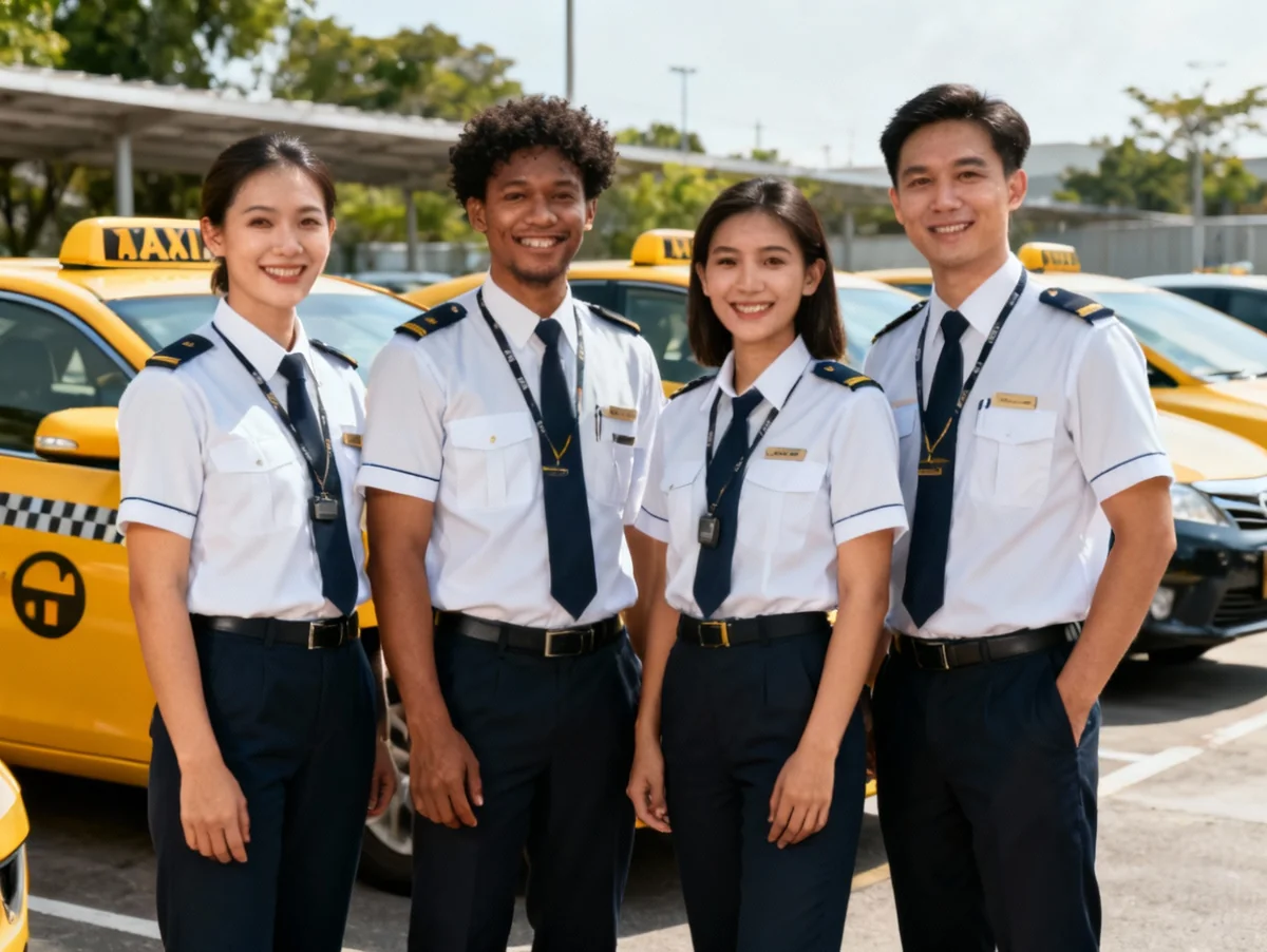Équipe de chauffeurs professionnels Taxi Gap